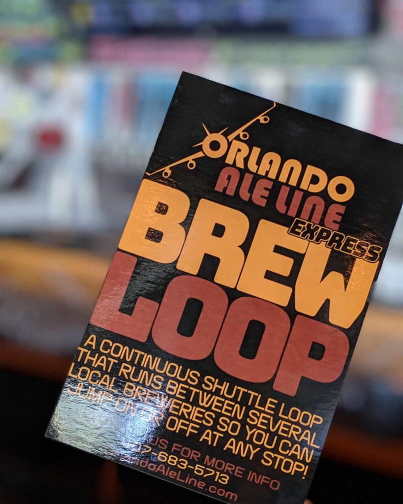 The @orlandoaleline Brew Loop is rollin’ around for free today and next Saturday 2-8…