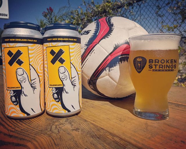 ?10 Minutes? Yellow Card New England Pale Ale 4-pack 16oz Cans $16  Taproom open
