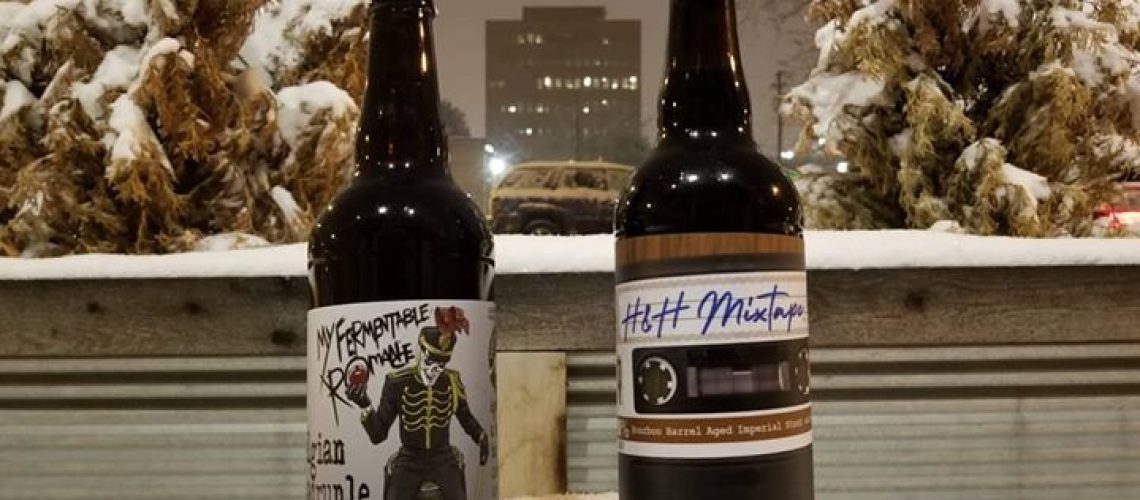 Orlando beer in the Colarado snow! The boys had a blast at CBC 2019