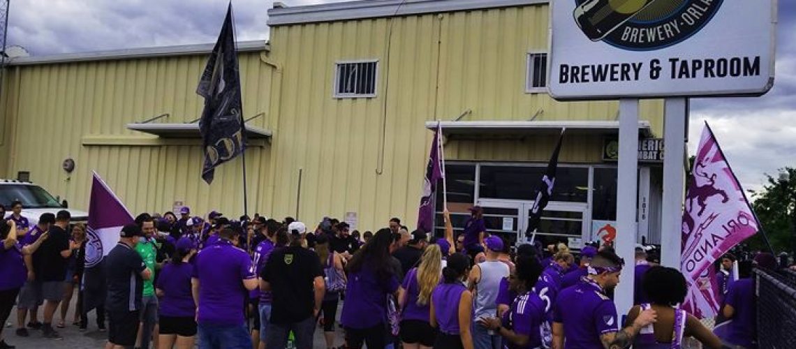 We love Orlando City Soccer Club gamedays Broken Strings Brewery